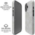 Light Grey Concrete iPhone 16 Plus Magsafe Impact Case
